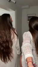 Francety & Louisa Khovanski's Shower Fun