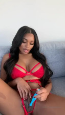 Aubree Rene Pleasures Her Clit With A Toy