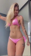 KattyRoldan4 Strips And Rides Her Dildo
