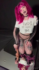 Lems7 Rides A Dildo On The Floor