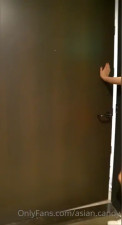 Waitress Asian Candy Offers Her Pussy