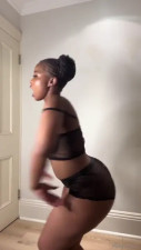 PetiteTumi Dances In Sheer Lingerie