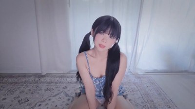 Kitty Kum Bounces On A Big Dildo