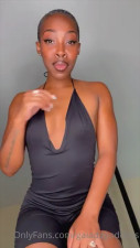 Gaiadagoddess Takes Off Her Black Dress