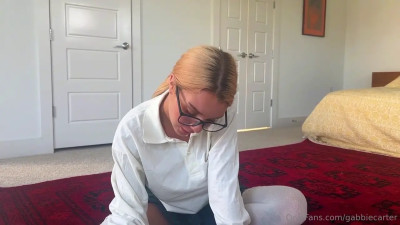 Gabbie Carter Gives Oral And Boob Job