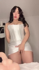 Yuki_Lenle Rubs Her Pussy And Rides A Dildo
