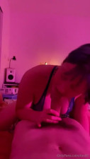 Luvliii Works Her Mouth Before Riding The Cock