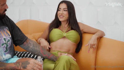 Lena The Plug And Natalia Starr In Podcast Threesome