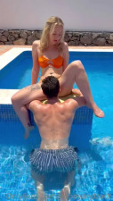 Poppynzach Has Sex By The Pool