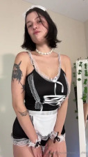 Maid Vladochka Rides A Dildo