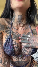 Awlivv Flaunts Hot Wax Dripping On Tits