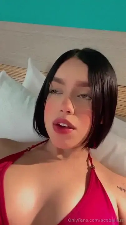 Aceballoss Models Her Red Bikini - ePornLeak
