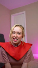 Em Fae Strips Then Fingers Herself