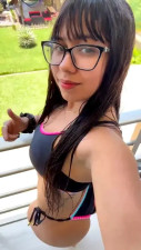 Roberta Franco Tries Out Yoga Positions