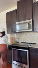 Teresa Lavae In The Kitchen Without Panties
