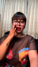 Roberta Franco Takes Her Underwear Off