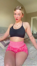 IrishSadbh Toys Her Holes With A Red Dildo