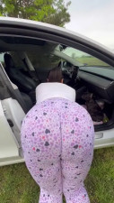 Mtvkay18 Wears Leggings Over Her Fat Ass