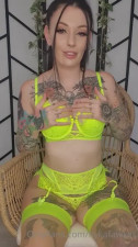 HyliaFawkes Flashes Her Pussy In Lingerie