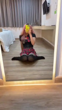 Babygirlmiza's Mirror Masturbation