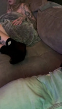 Blxxdbunny Rides A Realistic Dildo