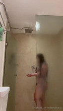 Roberta Franco Showers And Bends Over