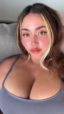 Ruby Li Presents Her Cleavage