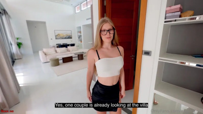 Sexy Realtor Daria Angel Fucks A Horny Buyer