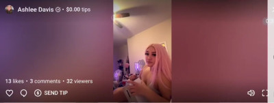 Angelsashlee Masturbates On A Livestream