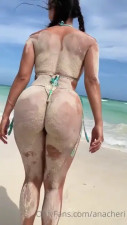 AnaCheri Seduces With Her Tits At The Beach