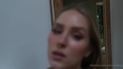 Caroline Zalog Teases In Her Hot Outfit