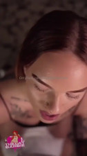 TheLatBarbie Sucks Dick On Her Knees