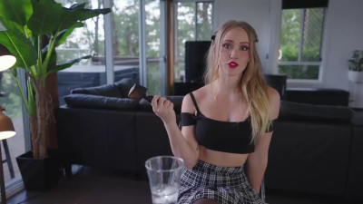 ScarletChase Plays With Her Own Fluids