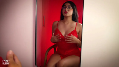 Young Lia Nova Seduces In Front Of The Mirror