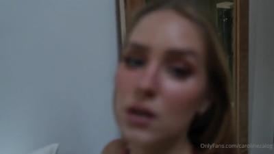 Caroline Zalog Hot Outfit Tease Video Leaked