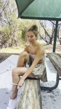 Viktoriakpa Fingerss Her Pussy Outdoors