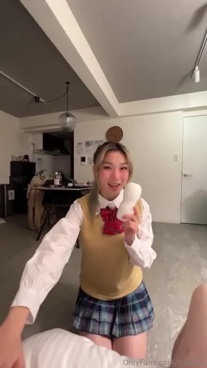 Lillie Nue Plays With His Cock And Sucks It - ePornLeak