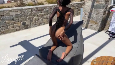 Outdoor Blowjob With Layafeet And Her Stepbro