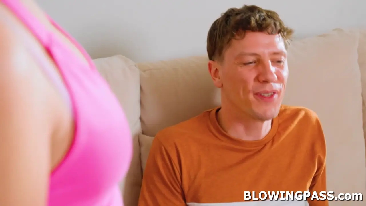 Angel Gostosa Blows Her Stepbrother's Cock - ePornLeak