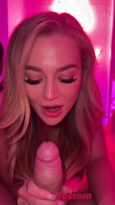Blake Blossom Talks Dirty While Slurping A Cock
