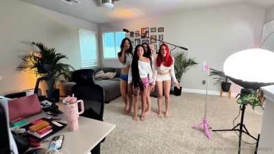 Lucy Mochi And Friends' Sorority Orgy