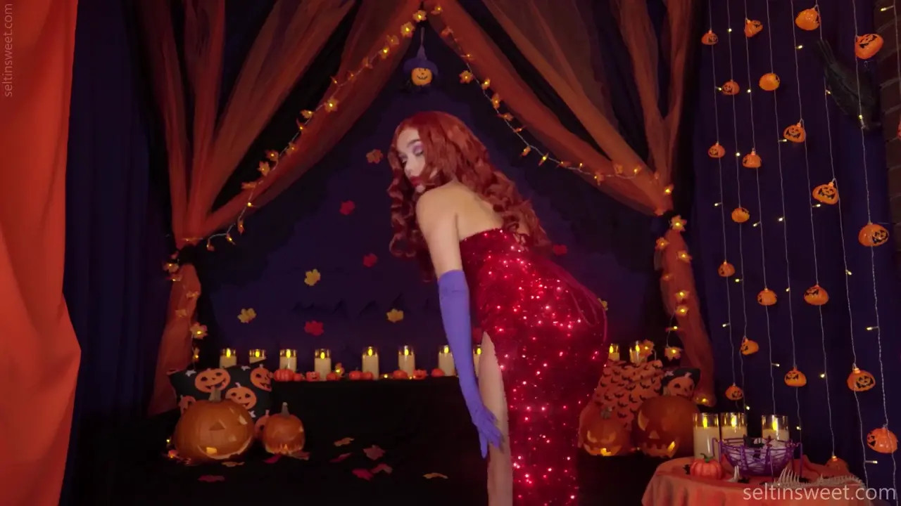 Seltin Sweet's Jessica Rabbit Solo Play - ePornLeak