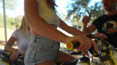 Miss Alice Wild & Chloechevalier's Outdoor Gangbang