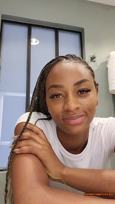 Malia Lenoir Big Tit Ebony Nude in Shower Video Leaks