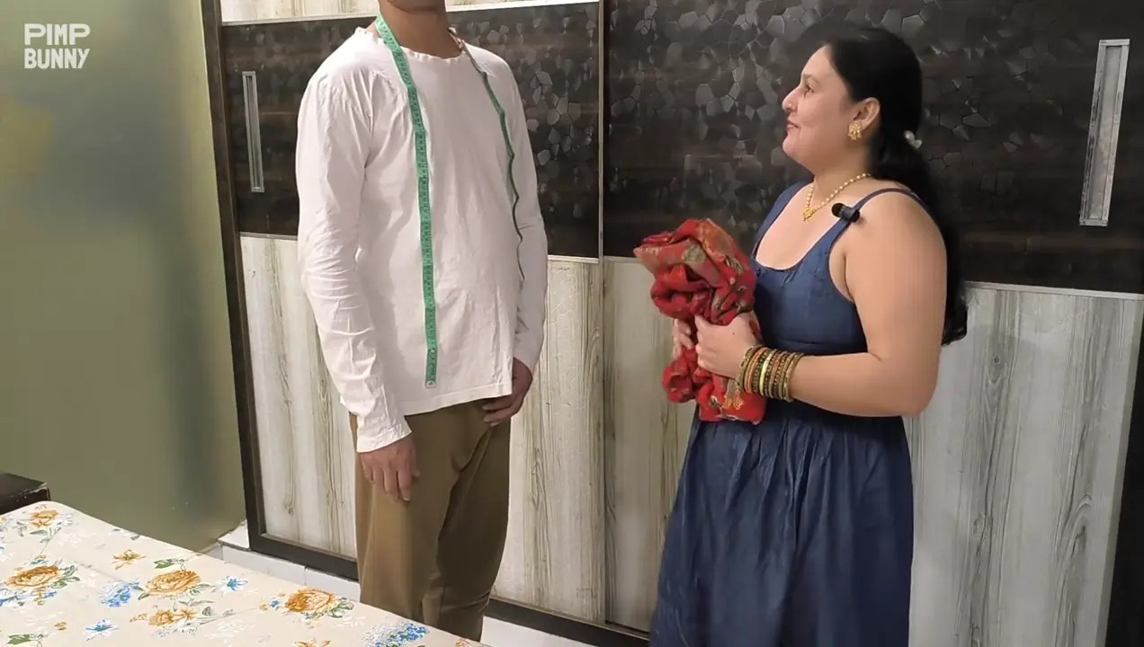 Tailor Bangs Pujaprem After Taking Her Measurements - ePornLeak